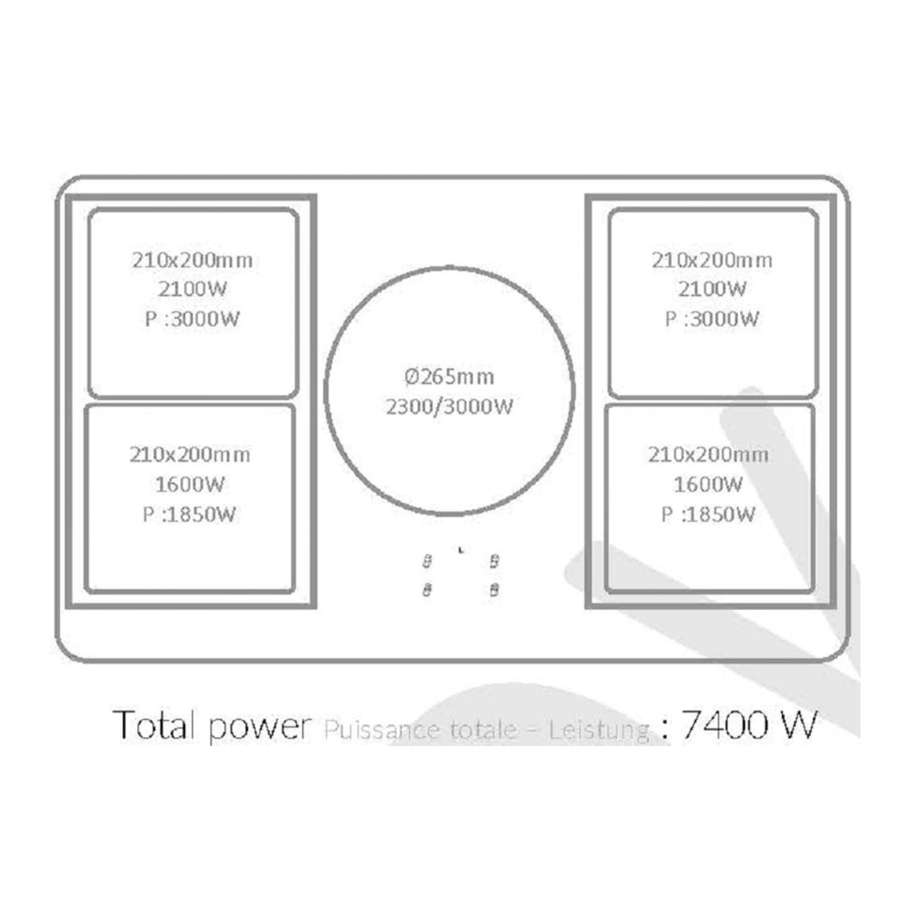 Master Induction Range 90cm with Oven, Matte Black