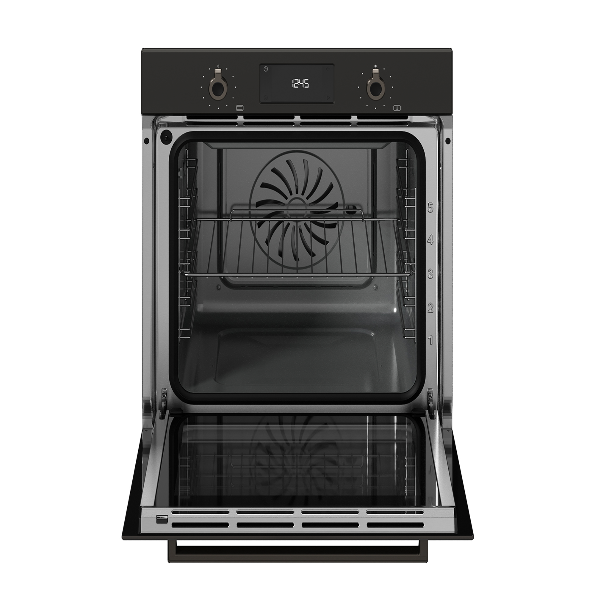 Professional Built-in Oven 60cm PYRO, LCD, Carbonio