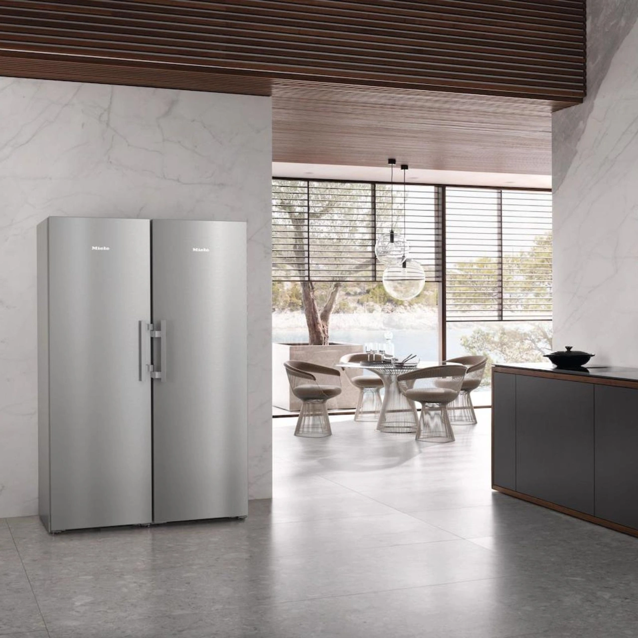 Freestanding Refrigerator KS4885DDN Stainless Steel