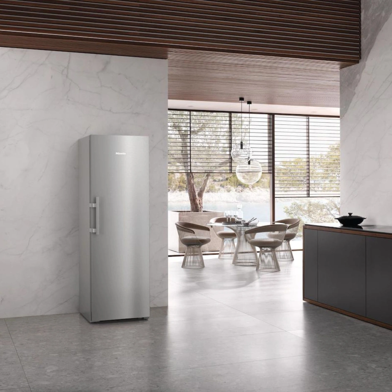 Freestanding Refrigerator KS4885DDN Stainless Steel