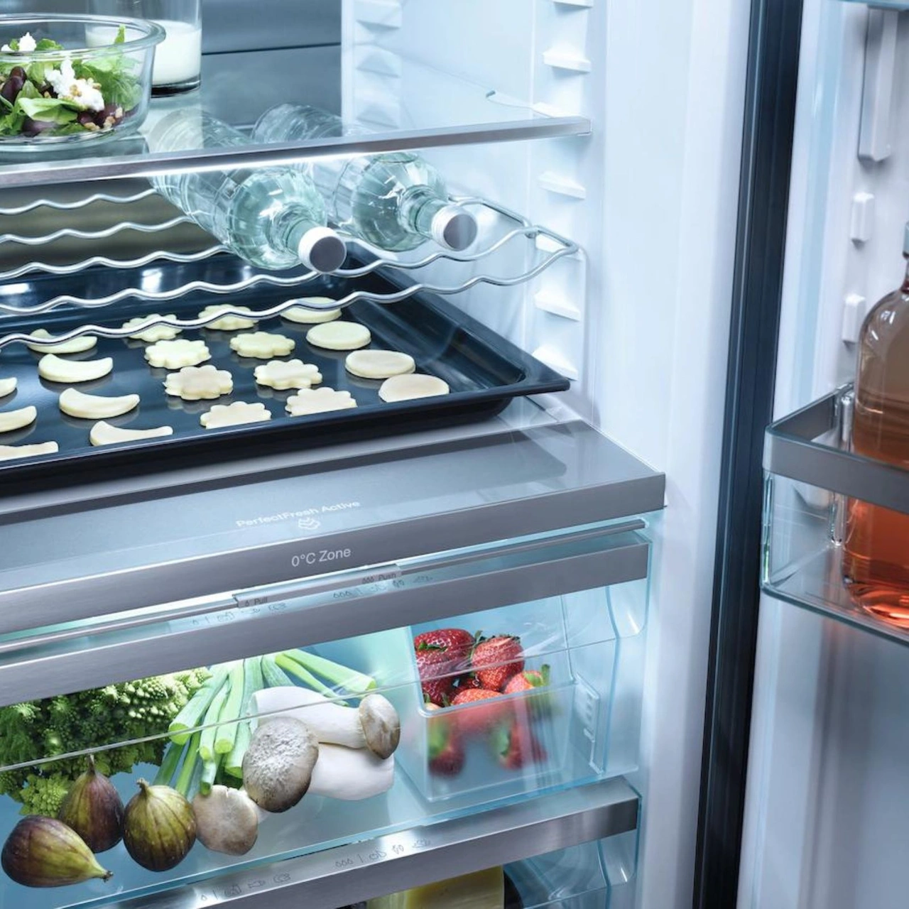 Freestanding Fridge/Freezer KFN4898AD Blacksteel