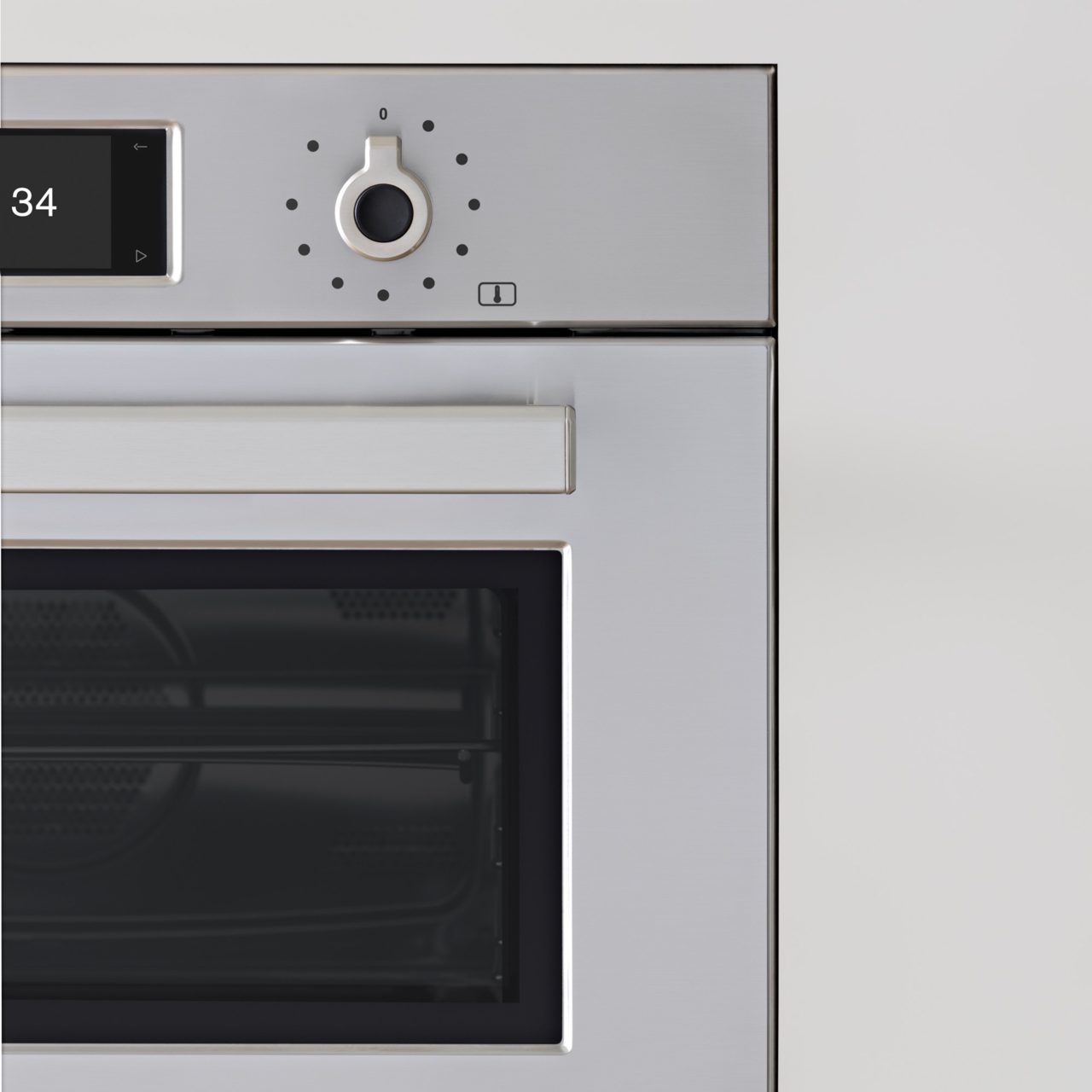 Professional Oven with Microwave 45cm, Stainless Steel