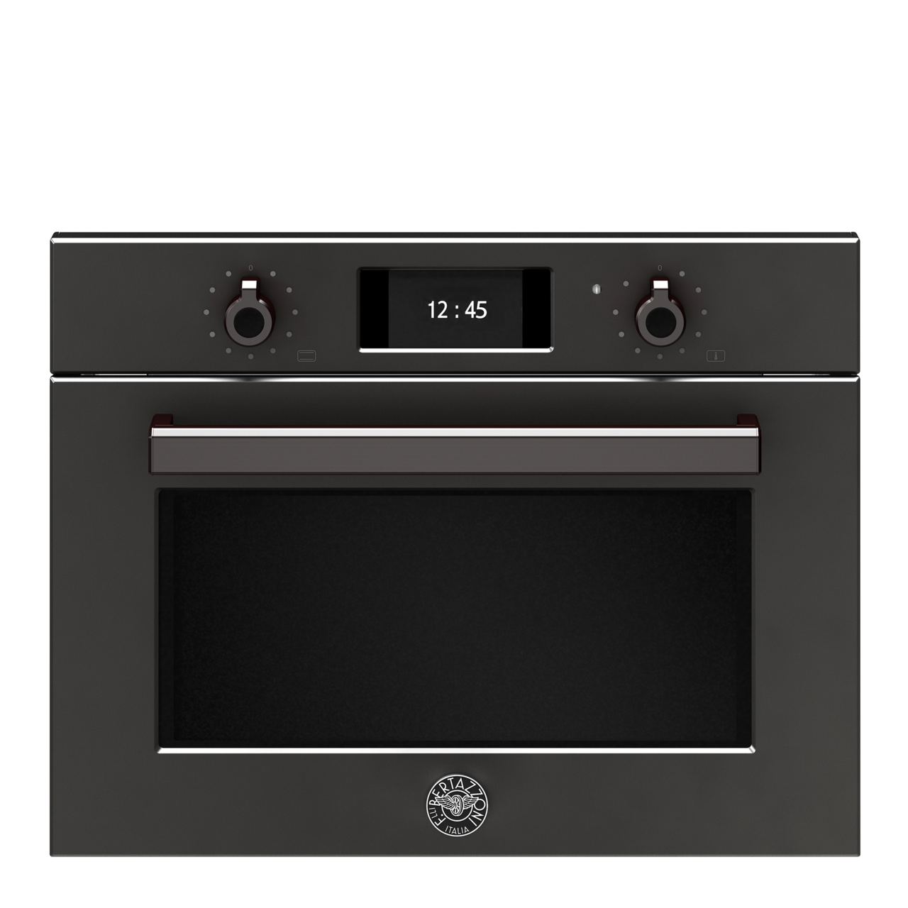 Professional Oven with Microwave 45cm, Matte Black Carbon