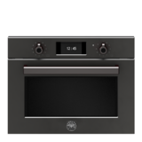 Professional Oven with Microwave 45cm, Matte Black Carbon