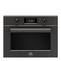 Professional Oven with Microwave 45cm, Matte Black Carbon