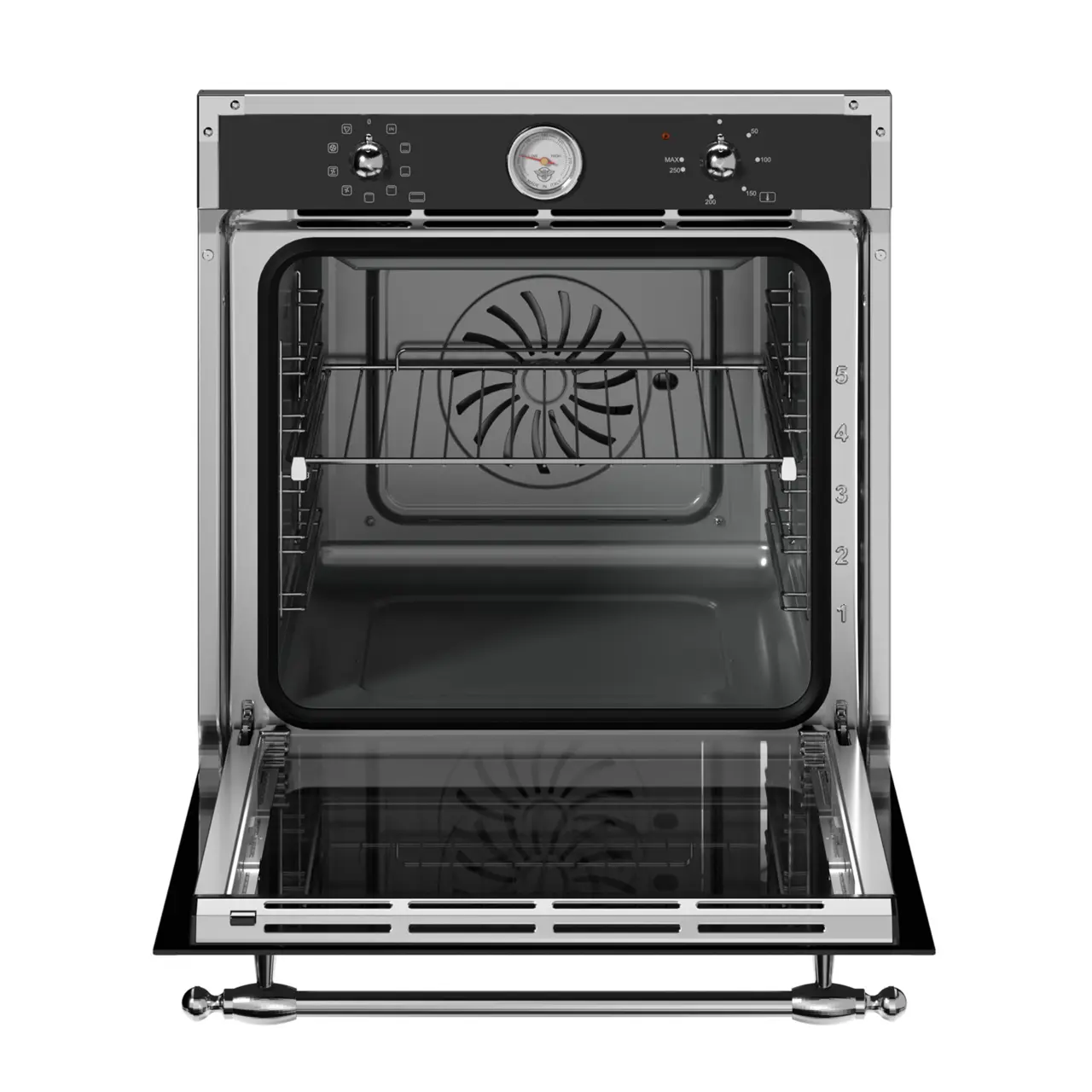 Heritage Built-in Oven 60cm, Matte Black