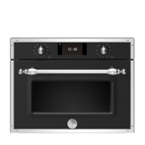 Heritage Oven with Microwave 45cm, Matte Black