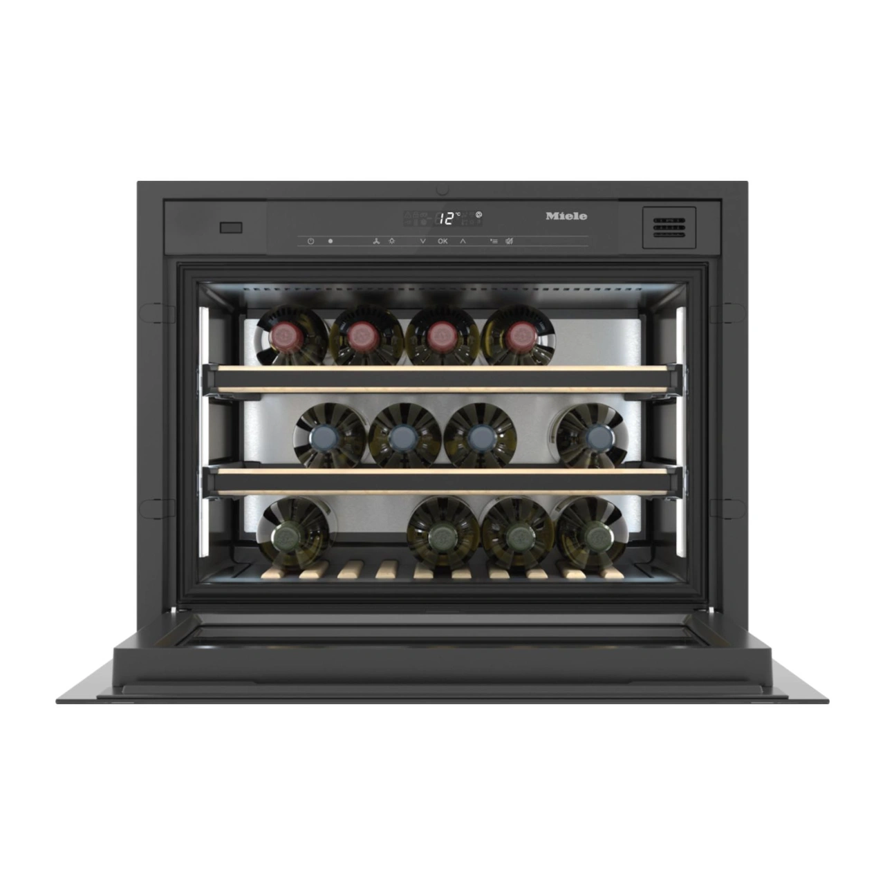 Miele Inbyggd vinkyl KWT 7112 iG Obsidiansvart