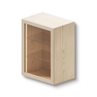 Vitrin väggskåp 60x39x80 cm