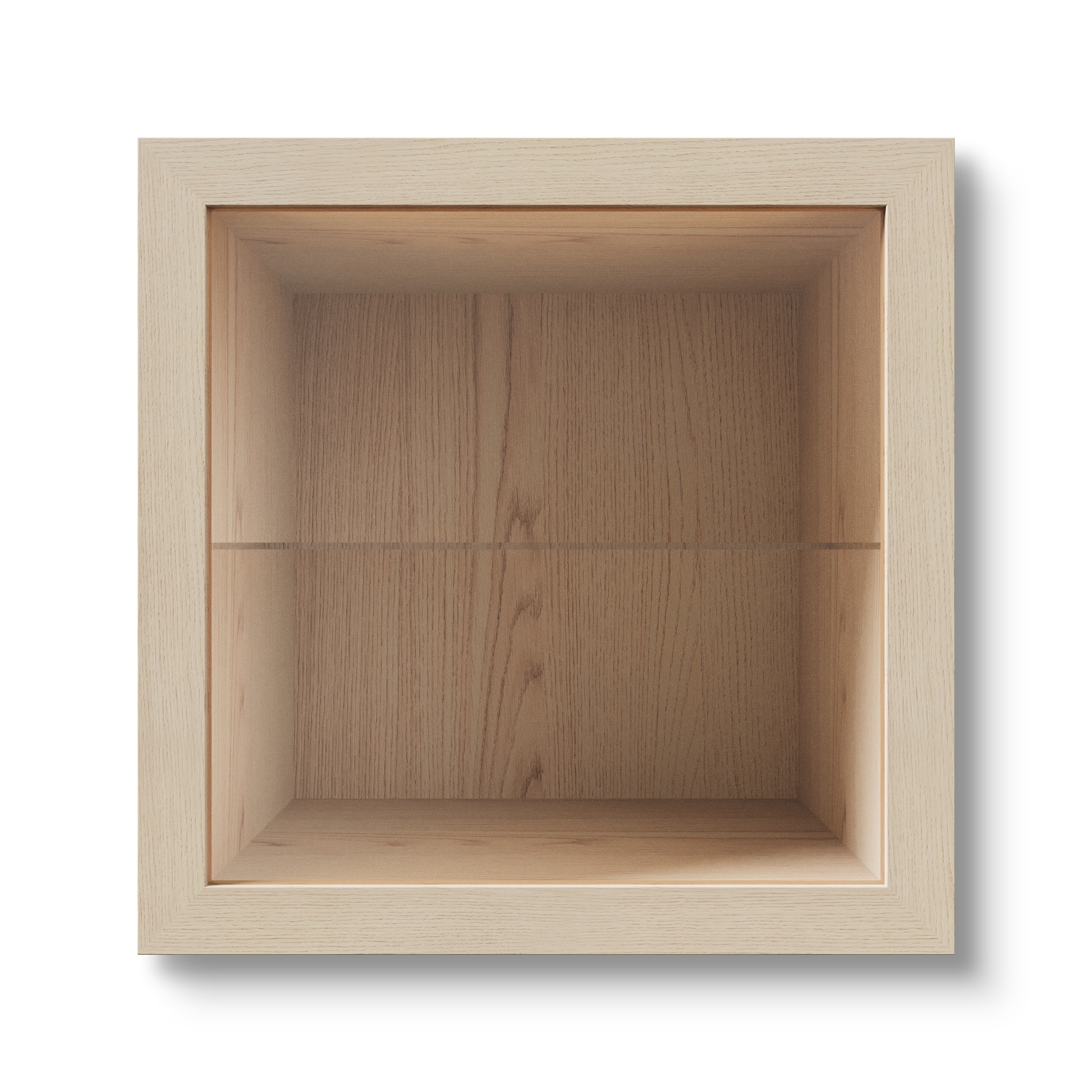 Vitrin väggskåp 60x60x60 cm