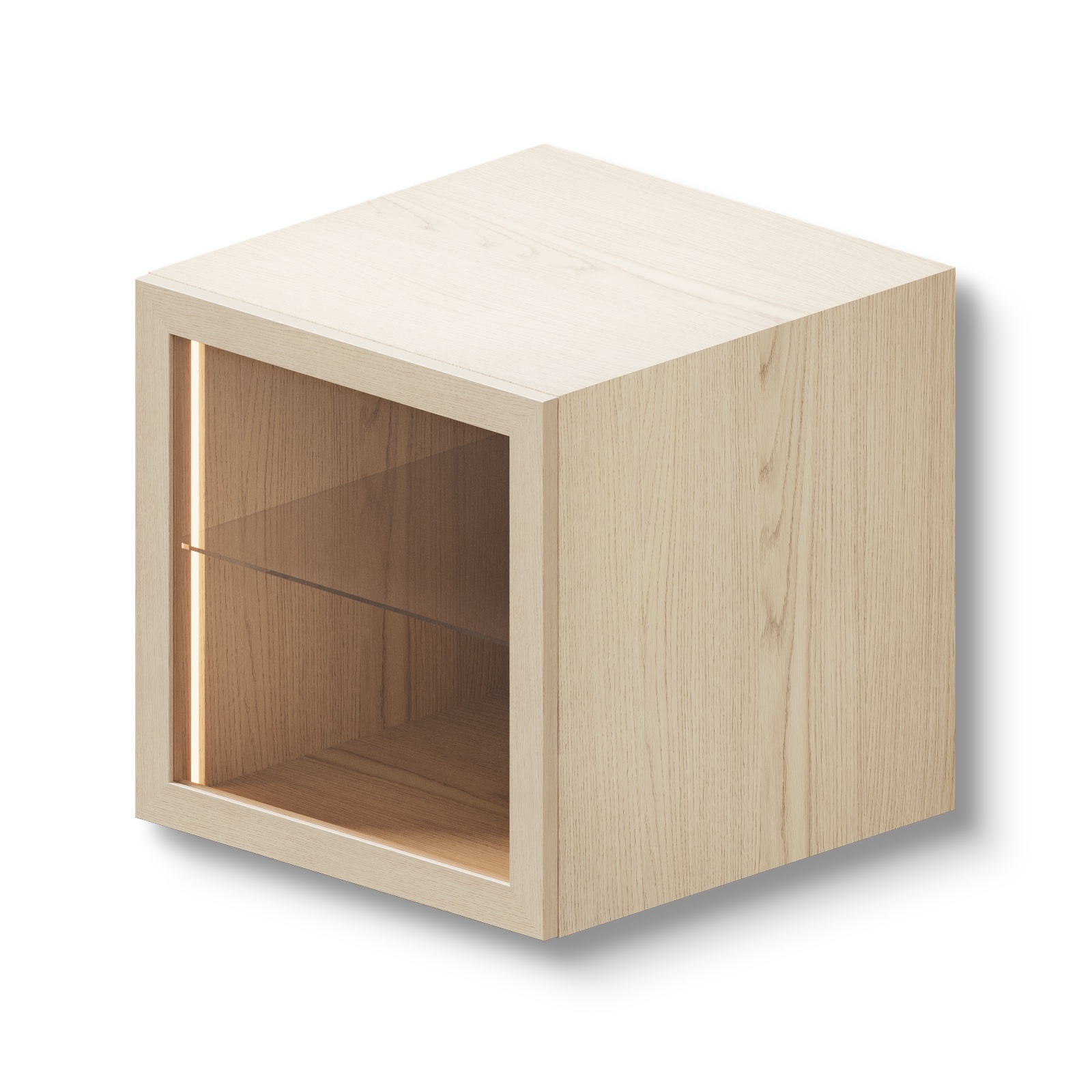 Vitrin väggskåp 60x60x60 cm