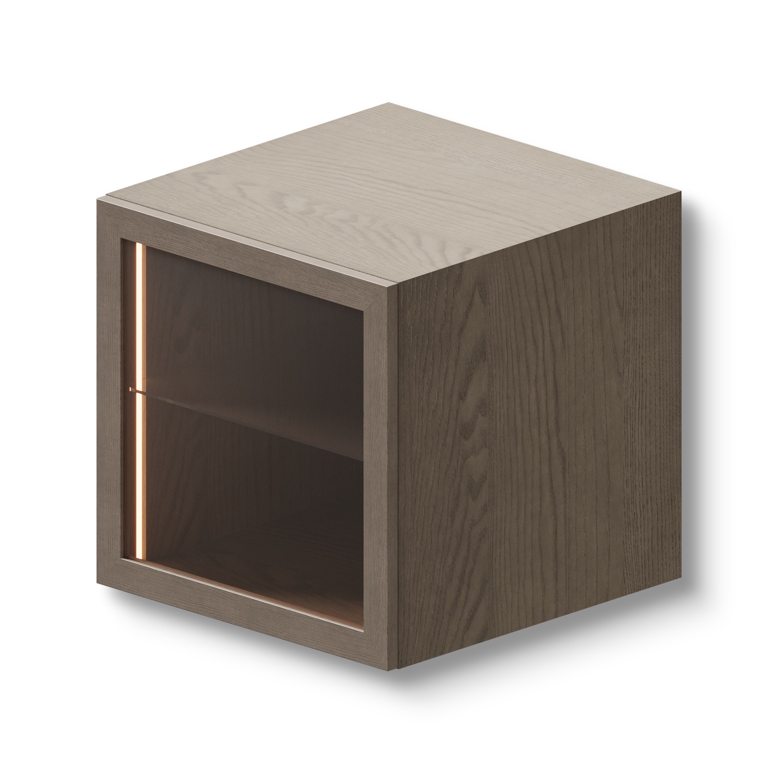 Vitrin väggskåp 60x60x60 cm