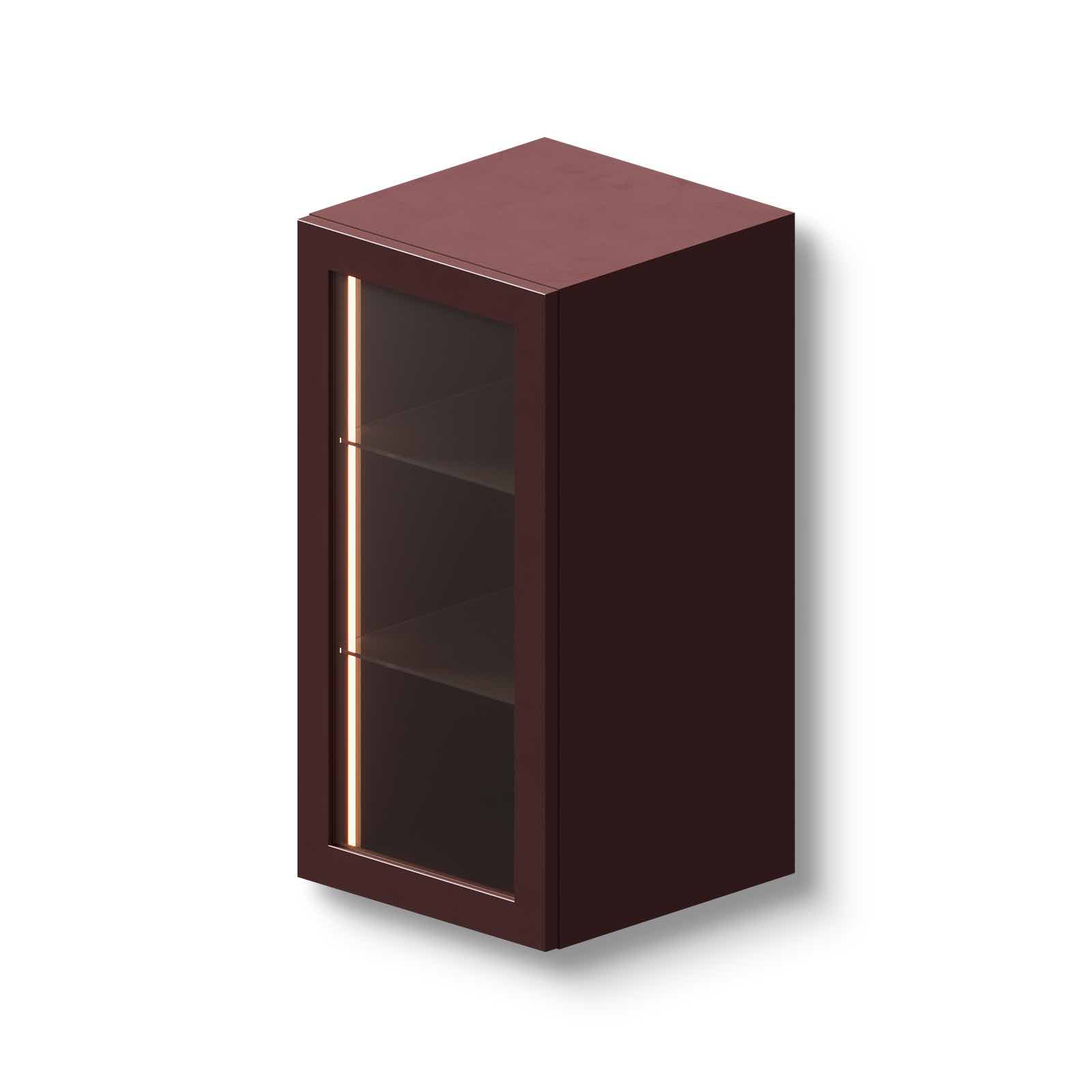 Vitrin väggskåp 40x39x80 cm