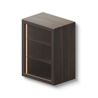 Vitrin väggskåp 60x39x80 cm