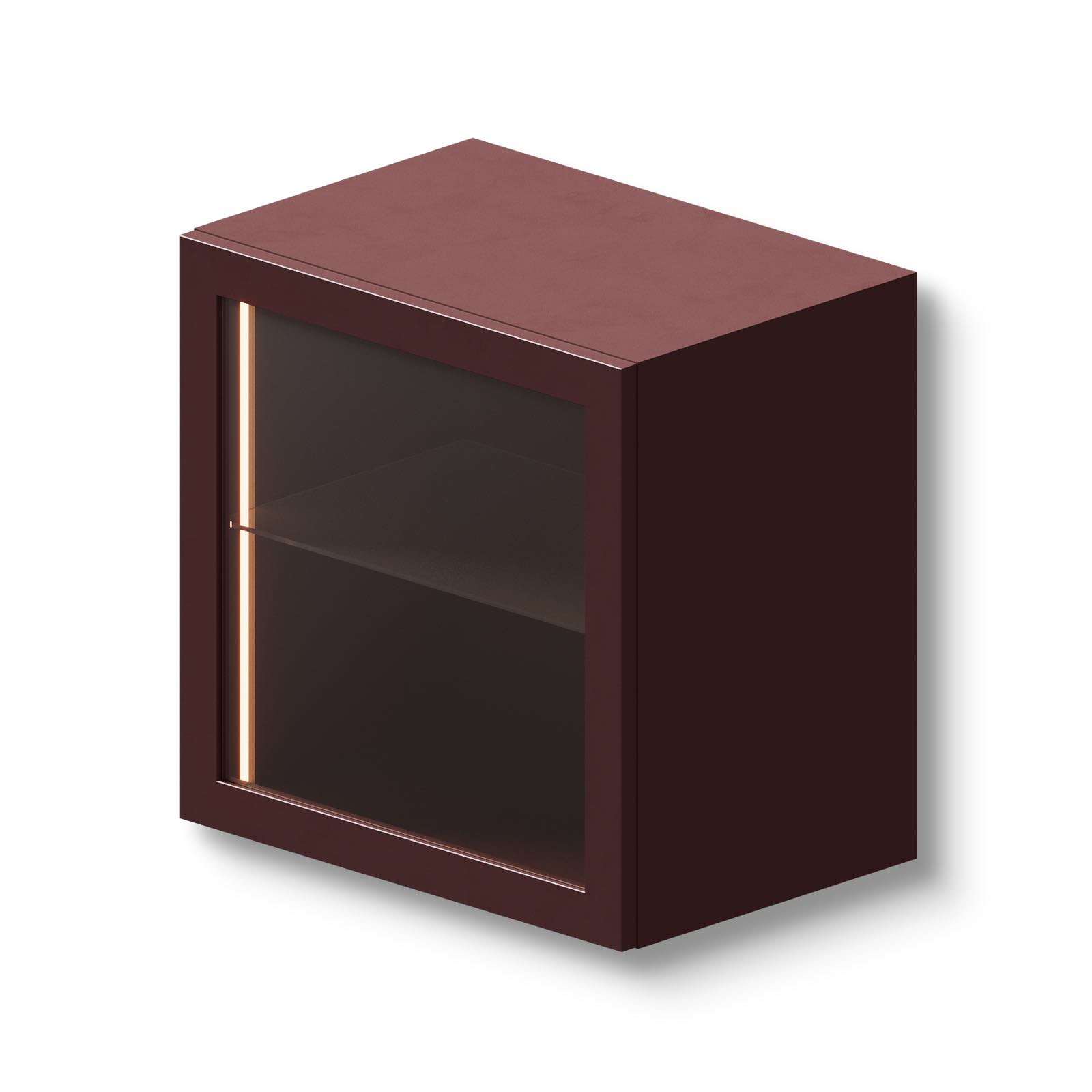 Vitrin väggskåp 60x39x60 cm