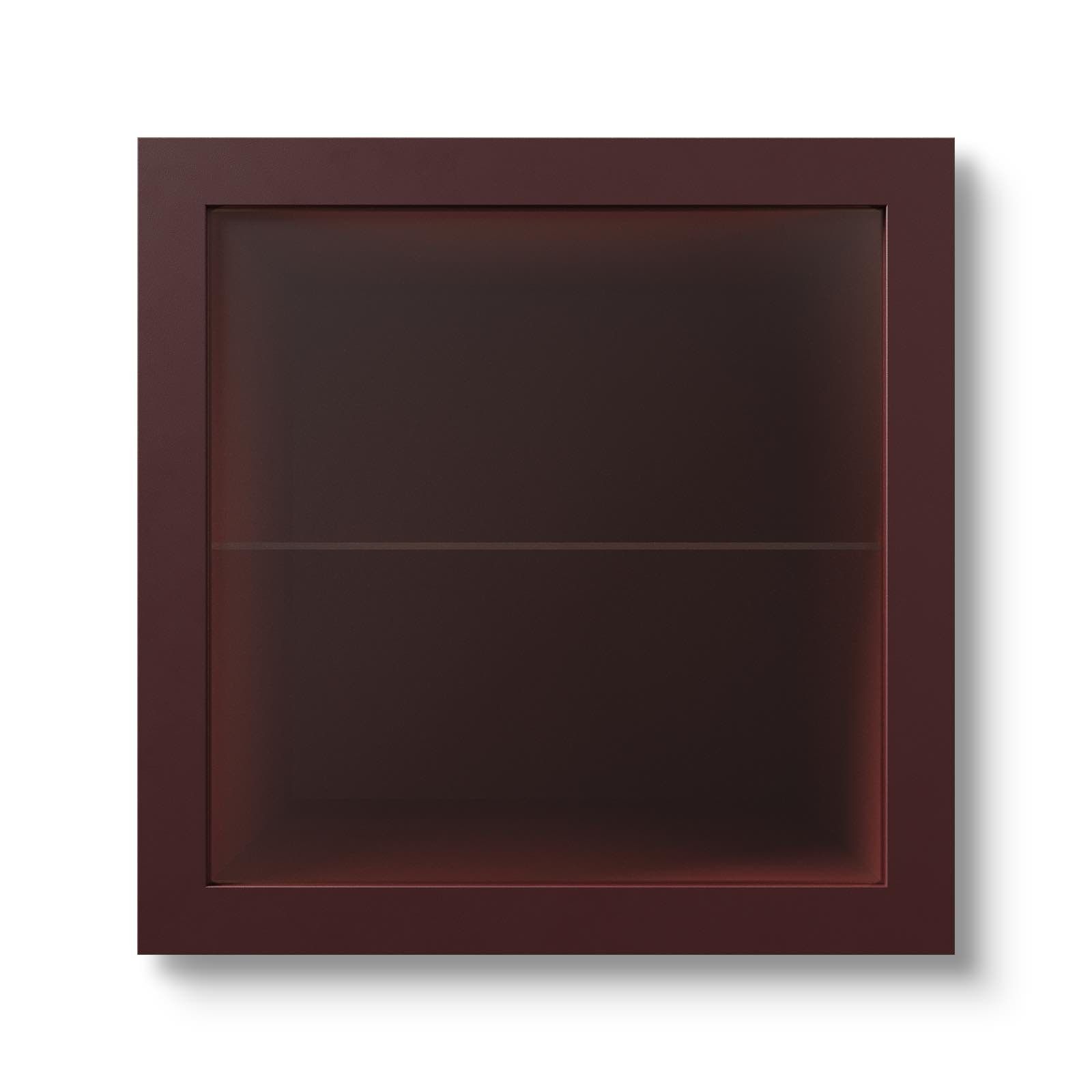 Vitrin väggskåp 60x60x60 cm