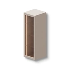 Vitrin väggskåp 40x39x120 cm