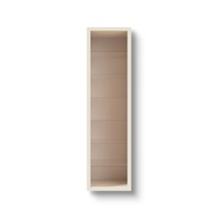 Vitrin högskåp 60x60x220 cm