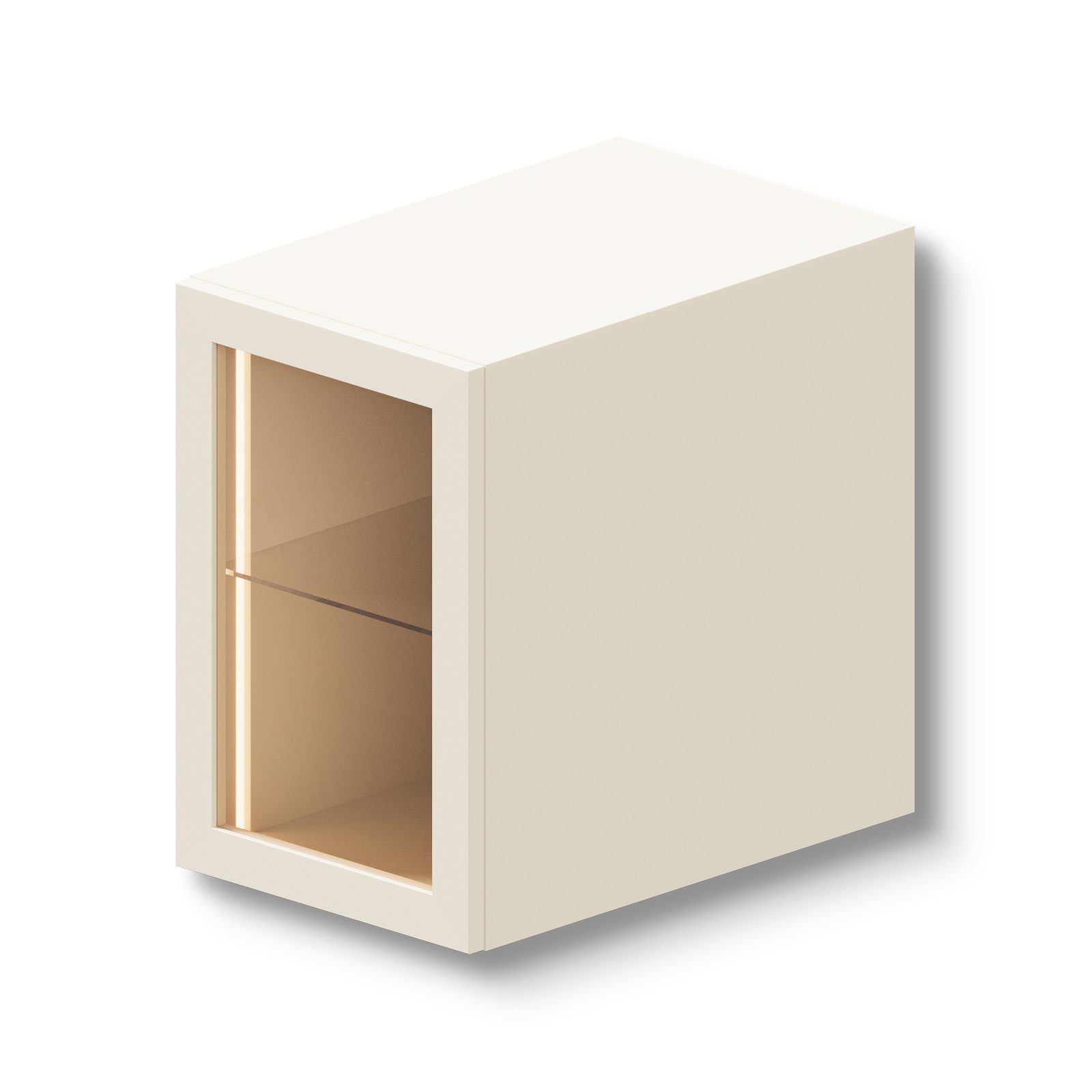 Vitrin väggskåp 40x60x60 cm