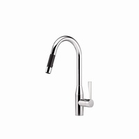 Sync Round Kitchen Mixer with Shower Chrome