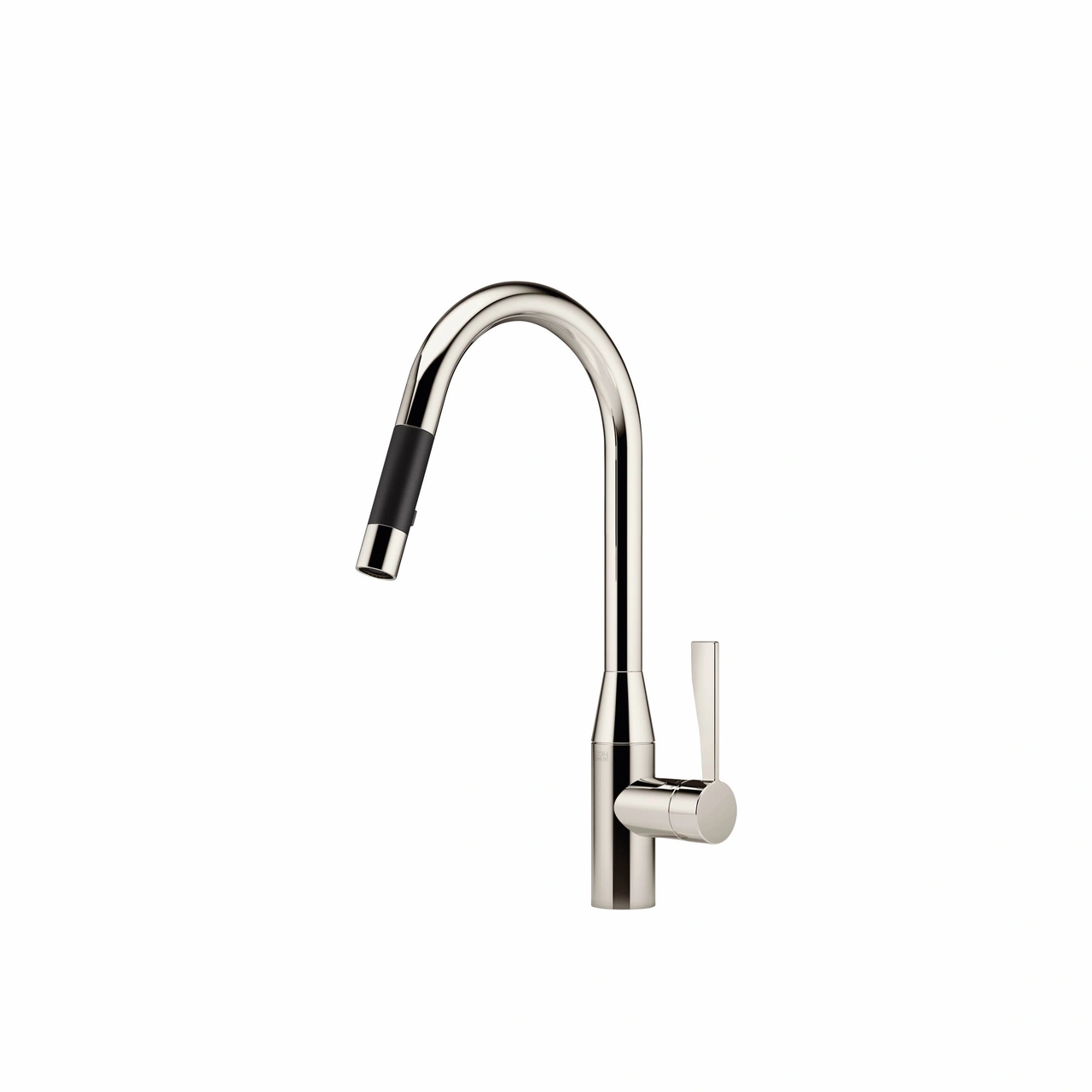 Sync Round Kitchen Mixer with Shower Platinum