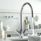 Tara Tvågreppsblandare Borstad mässing