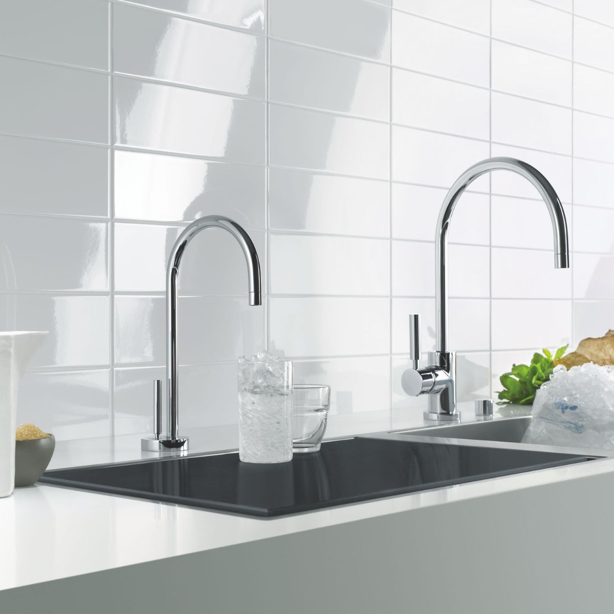 Tara Kitchen Mixer Brushed Brass