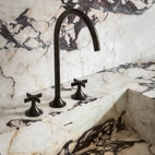 Tara Three-Hole Mixer Chrome