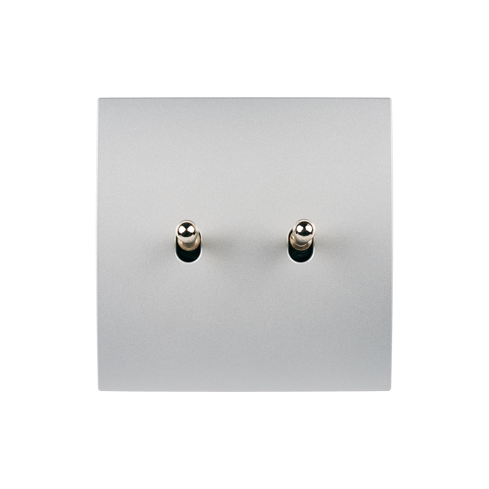 Karo Strömbrytare dubbel - Silver Satin