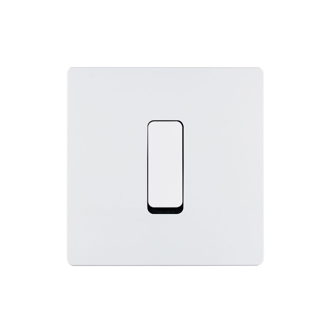 M Strömbrytare 80x80 - Vit
