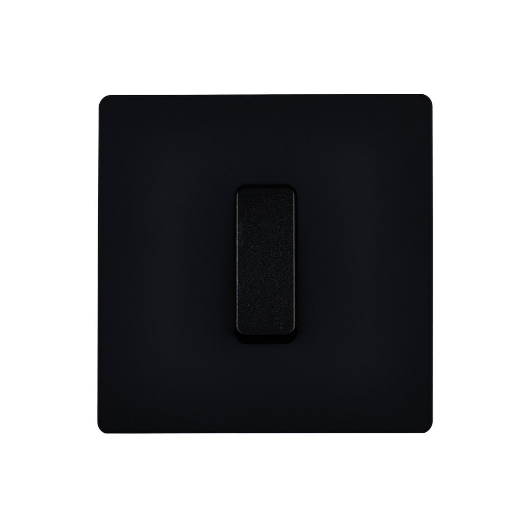 M Strömbrytare 80x80 - Svart