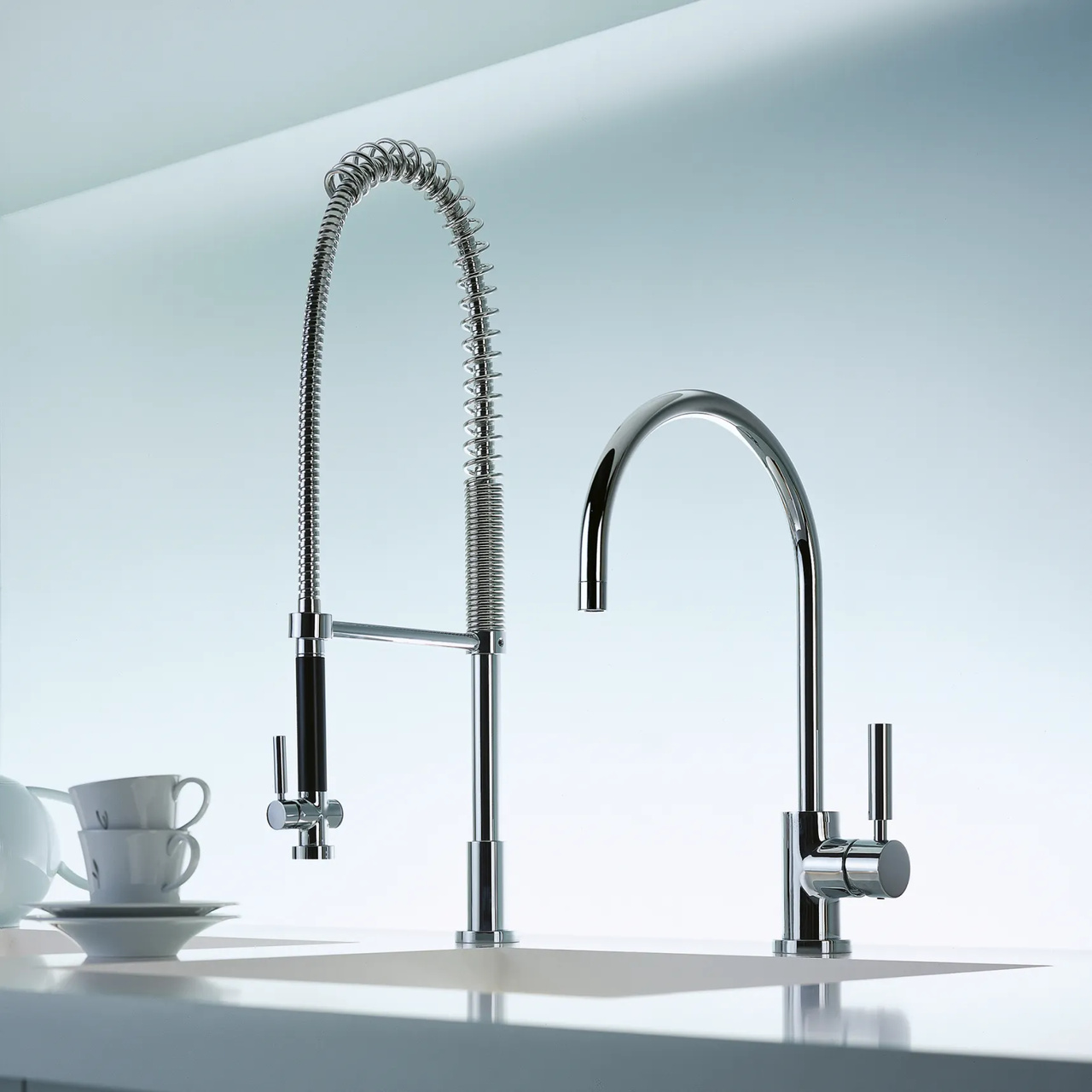 Tara Kitchen Mixer Brushed Platinum