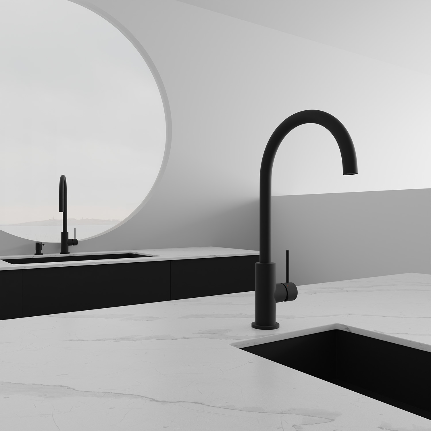 Köksblandare Accent Coal - Utan Diskmaskinsavst.