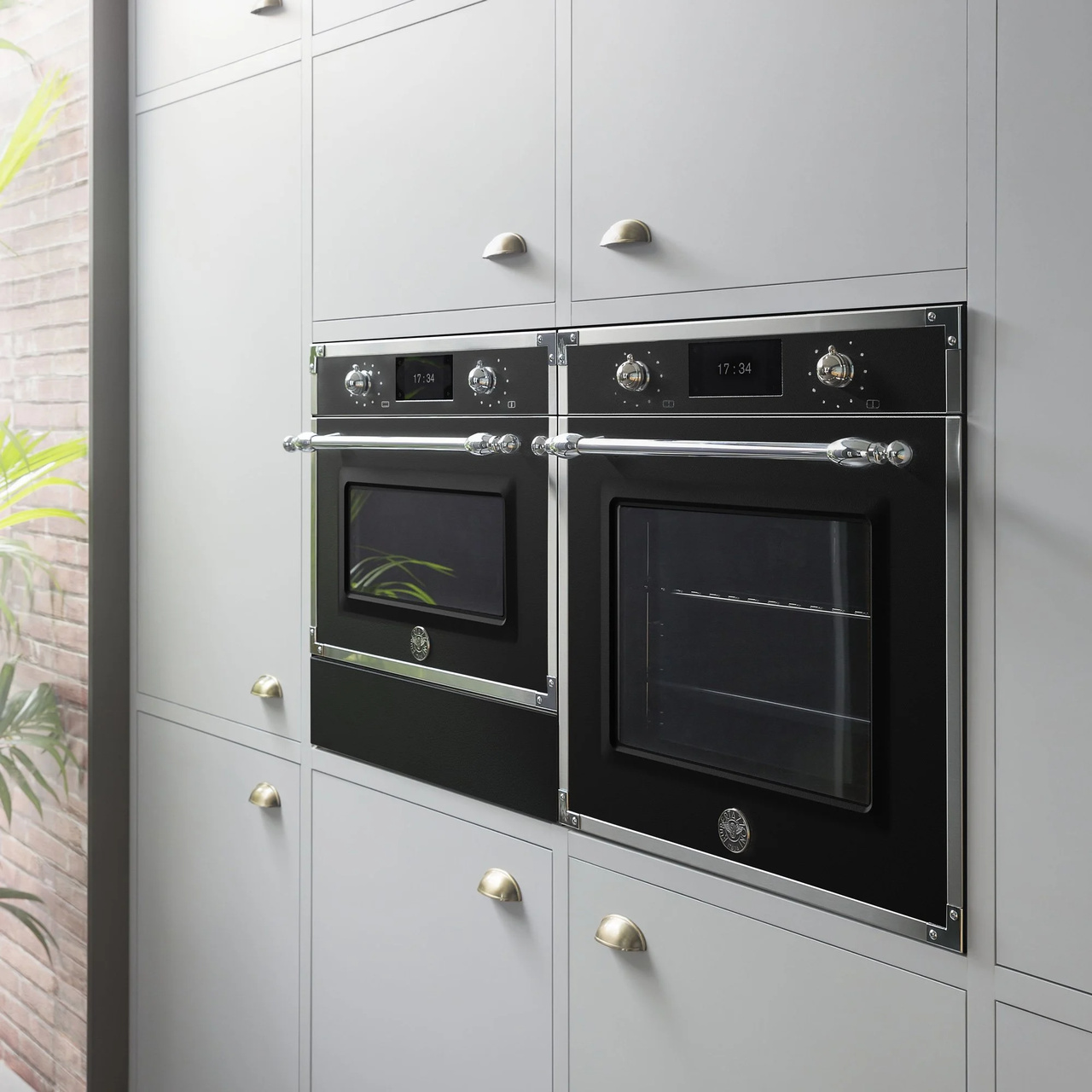 Heritage Oven with Microwave 45cm, Matte Black