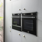 Heritage Oven with Microwave 45cm, Matte Black