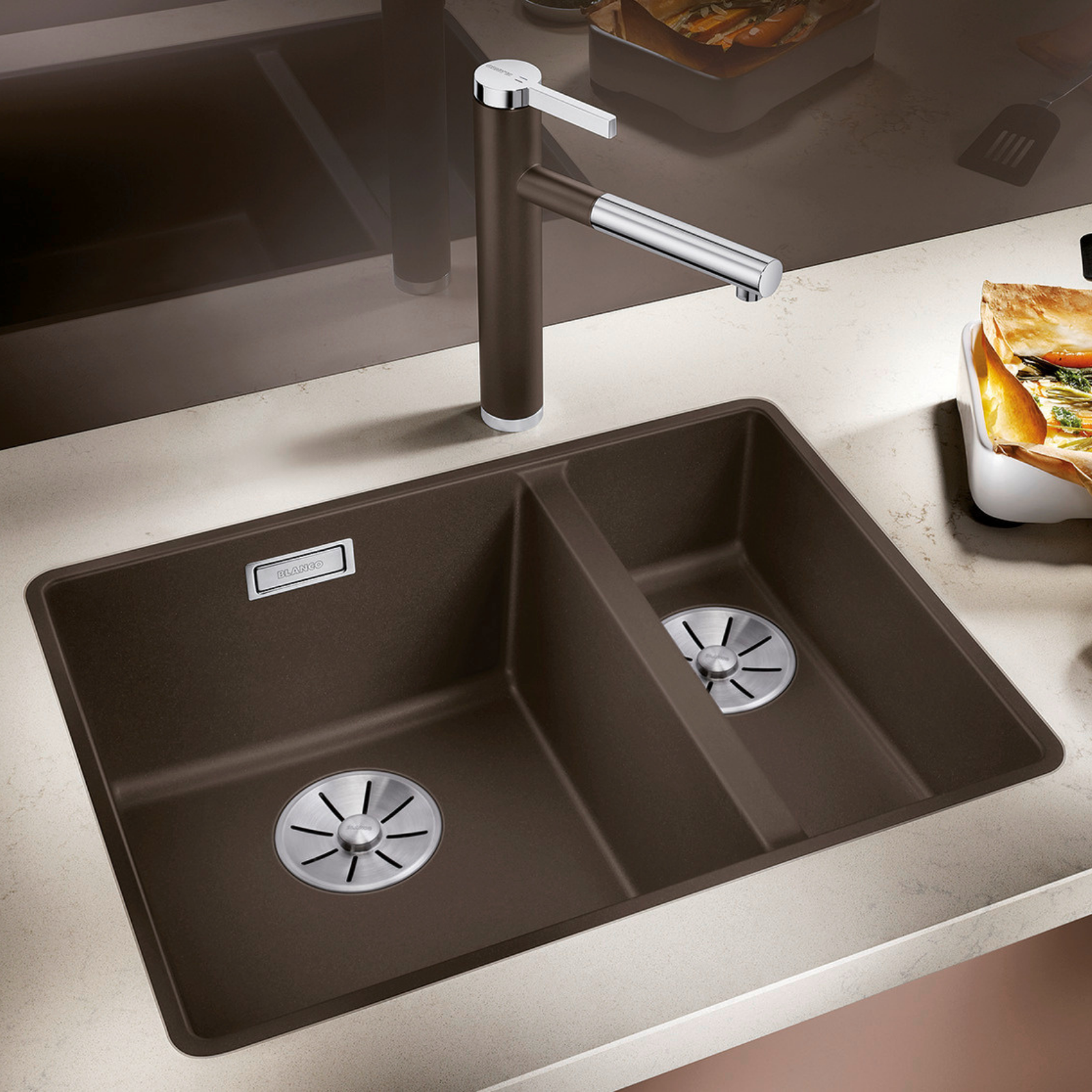 Subline 340/160-F Silgranit Infino Anthracite Sink