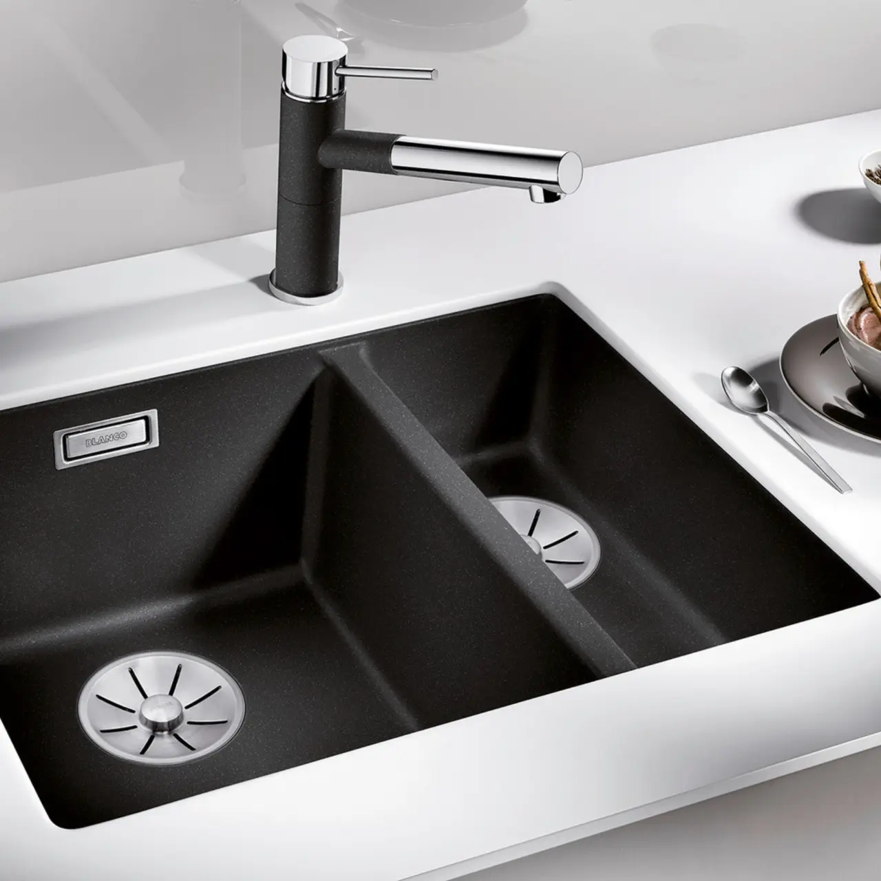 Diskho Subline 340/160-U Höger Silgranit Infino  Antracit