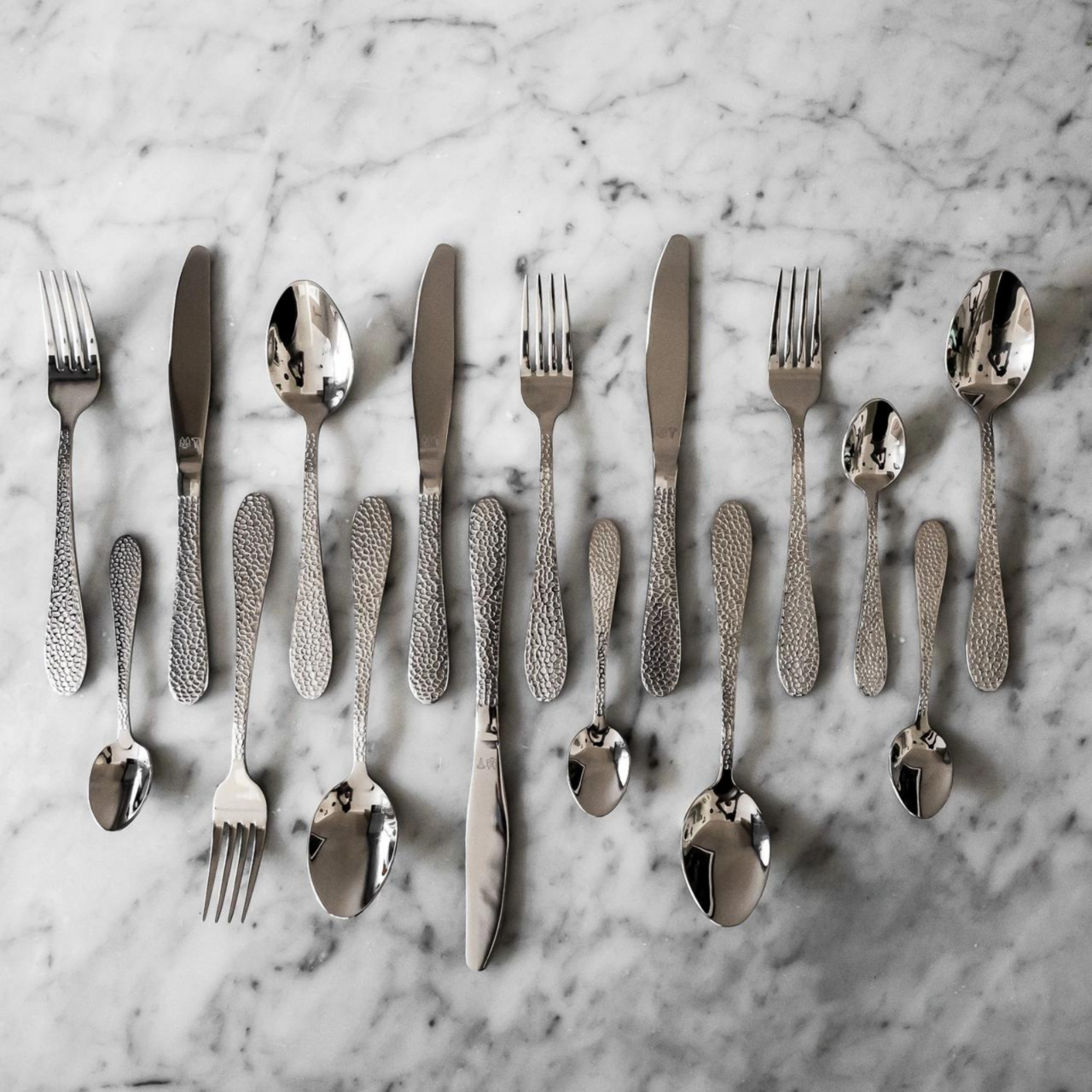 Gråfot Silverware Set Silver