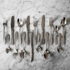 Gråfot Silverware Set Silver