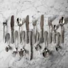 Gråfot Bestickset Silver