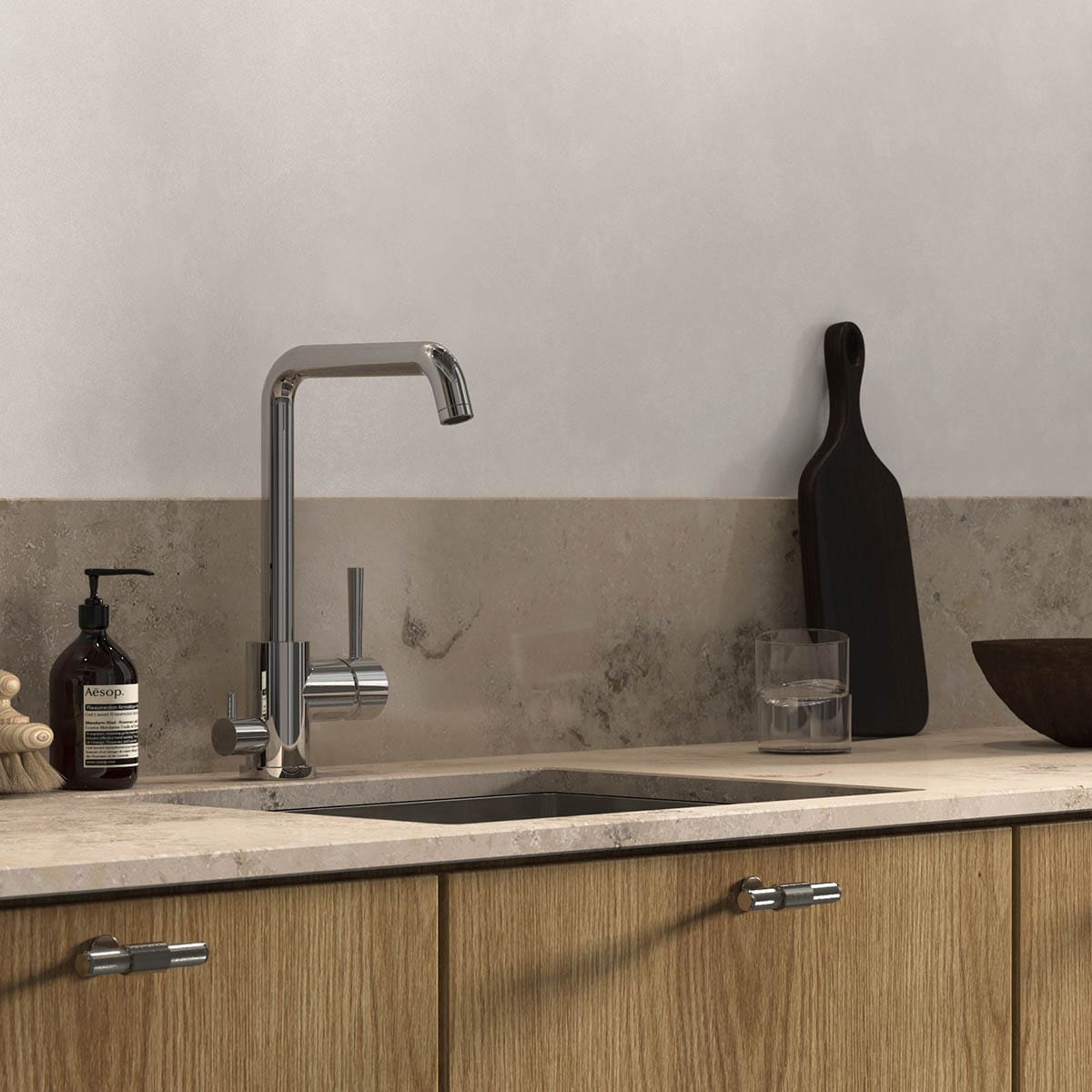 EVO984 Chrome Kitchen Mixer