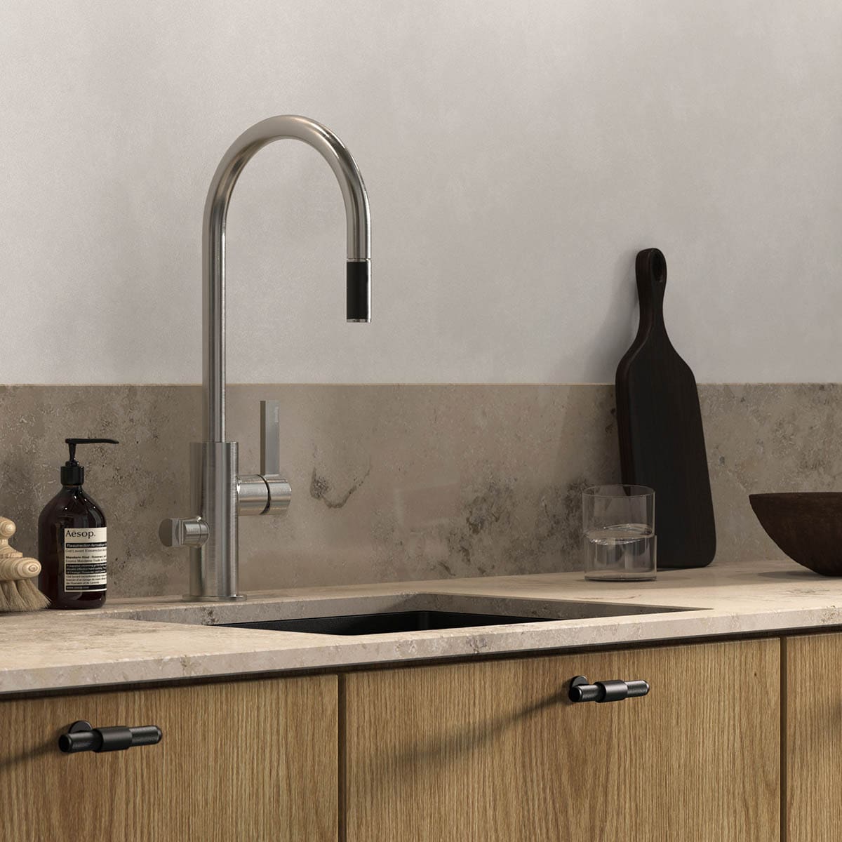 Tapwell Köksblandare ARM885 Brushed Nickel