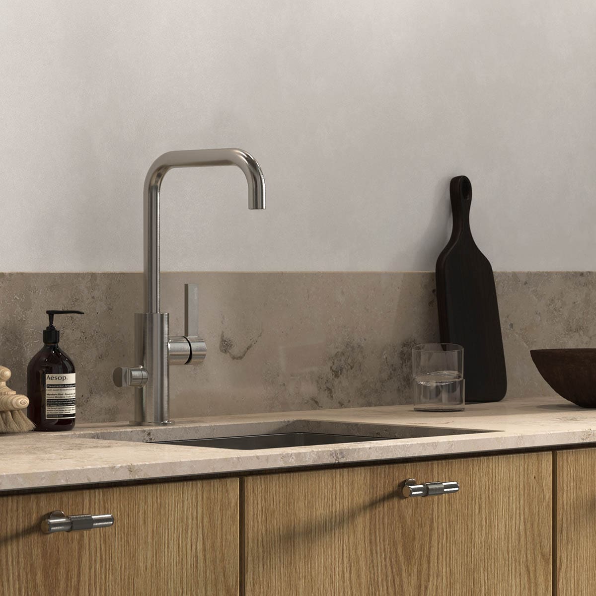 Kitchen Faucet ARM984 Brushed Nickel