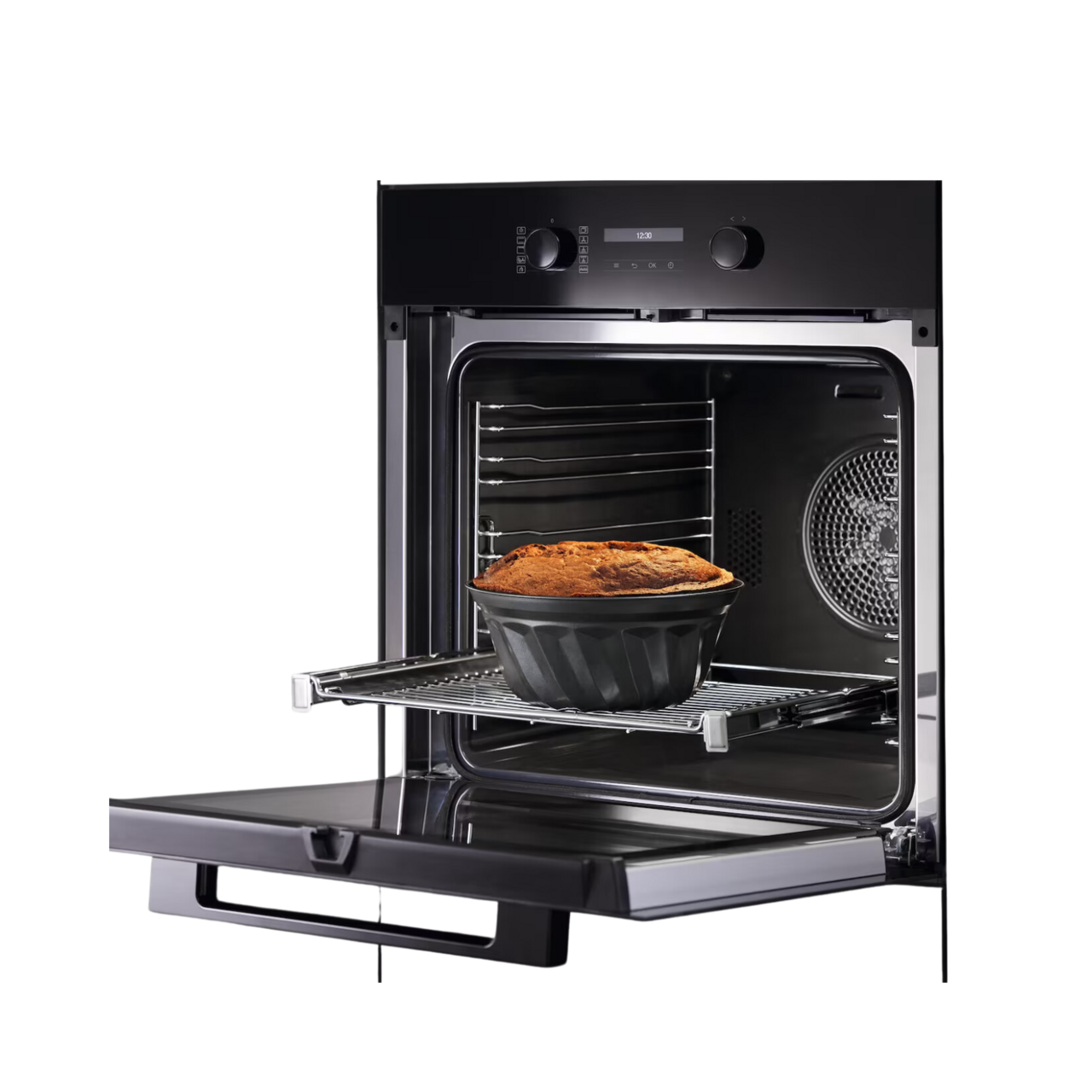 Miele Inbyggnadsugn H 2861 BP Rostfritt