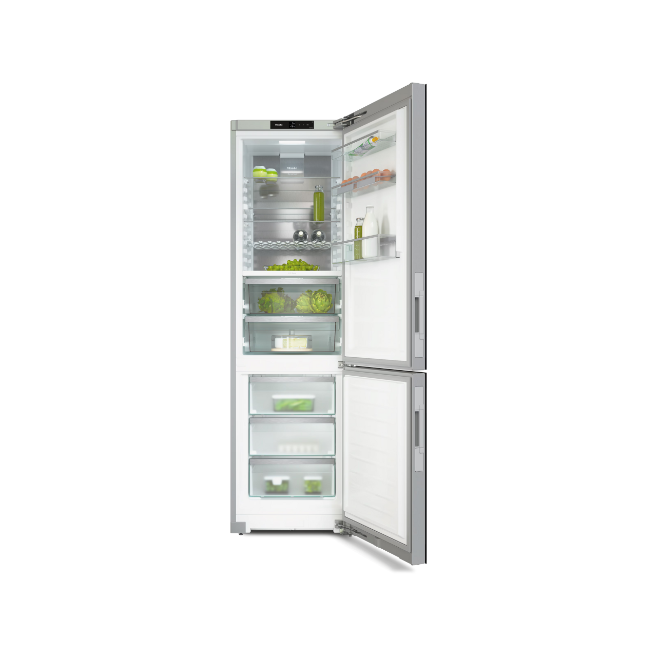 Miele Fristående kyl/frys-kombination KFN 4799 AD Obsidiansvart matt