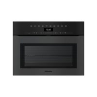 Handleless compact oven H 7440 BPX Obsidian black matt