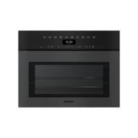 Handleless compact steam oven DGC 7440 HCX Pro Obsidian black matt