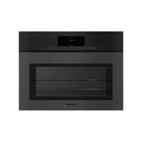 Handleless compact steam oven DGC 7840 HCX Pro Obsidian black matt