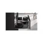 Handleless food and porcelain warmer ESW 7020 Obsidian black matt