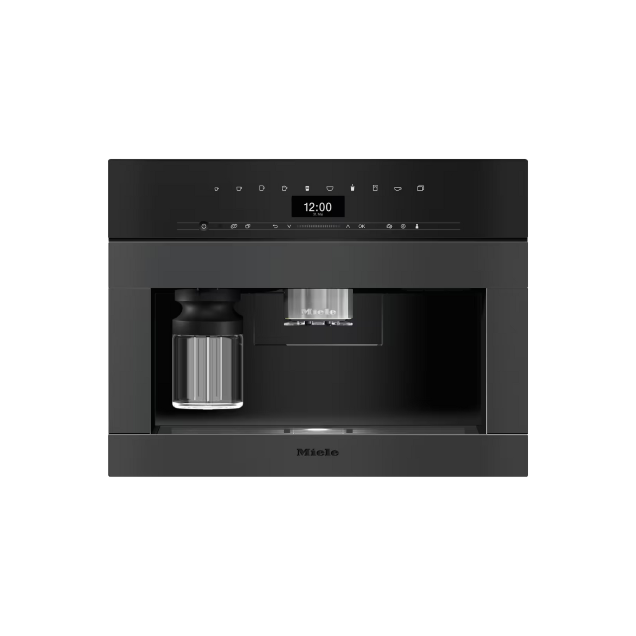 Built-in coffee machine CVA 7440 Obsidian black matt